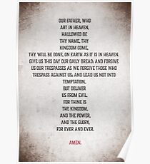 Das Gebet des Herrn Poster