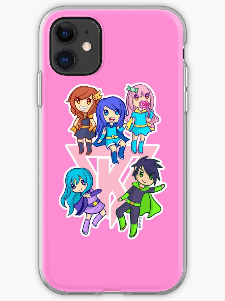 Funneh Krew Heroes Pink Iphone Case Cover By Tubers Redbubble