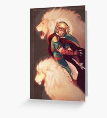 Prince of Lions Greeting Card
