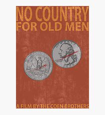 No Country For Old Men Minimalist Poster Photographic Print
