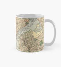 Taza Vintage Map of New York City (1910)