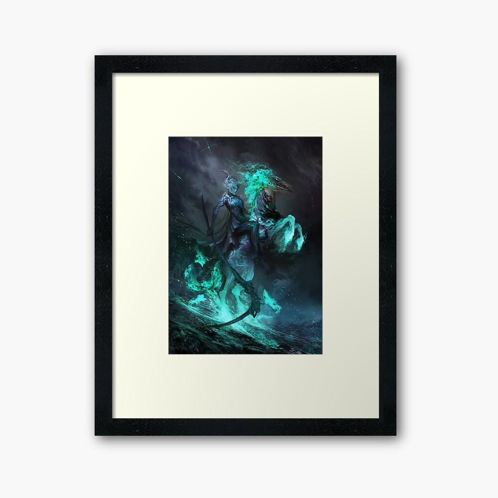 Death and Despair Framed Art Print