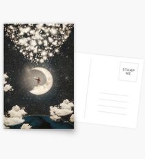 Die große Reise des Mannes auf dem Mond Postkarten