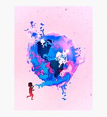 Bubble Earth Photographic Print