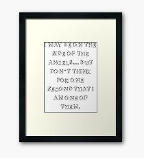 Sherlock BBC Framed Print