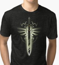 Master Sword solo Tri-blend T-Shirt