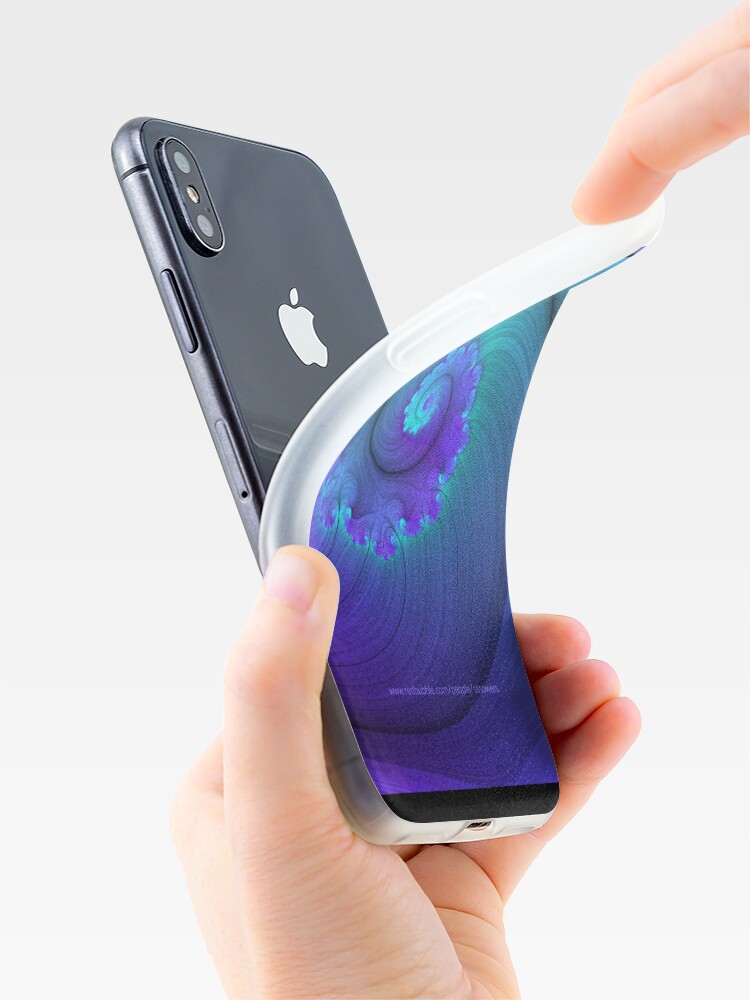 Alternate view of Designed & manipulated fractal iPhone Case & Cover