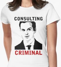 Consulting Criminal Women's Fitted T-Shirt