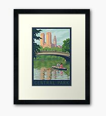 Bow Bridge in Central Park Framed Print