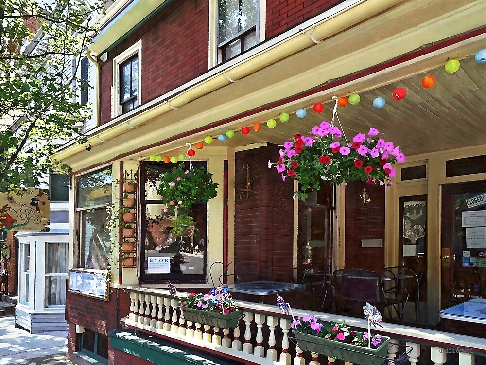 "Jim Thorpe Restaurant on Broadway" by Susan Savad Redbubble