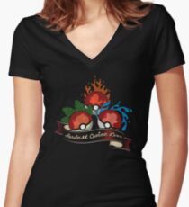 Pokeball Women's Fitted V-Neck T-Shirt