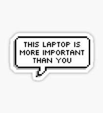 Laptop - Speech bubble Sticker