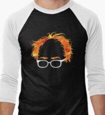 Flaming Bernie Shirt - #Feelthebern Men's Baseball ¾ T-Shirt