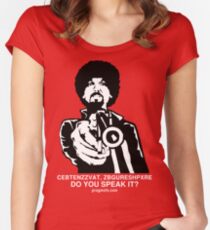 ProgMofo, "Optimized" Edition Women's Fitted Scoop T-Shirt