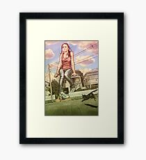 Too Big For This Town Framed Print