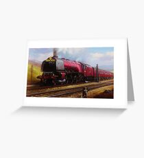 Stanier pacific on Shap Greeting Card