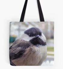 Puffy Lil Chickadee Tote Bag
