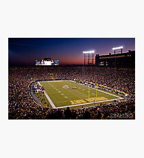 Lambeau at Sunset Photographic Print