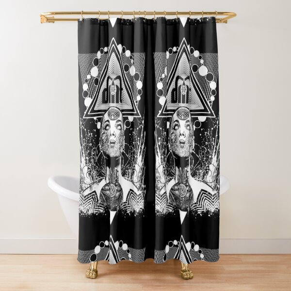 DMT Goddess Shower Curtain