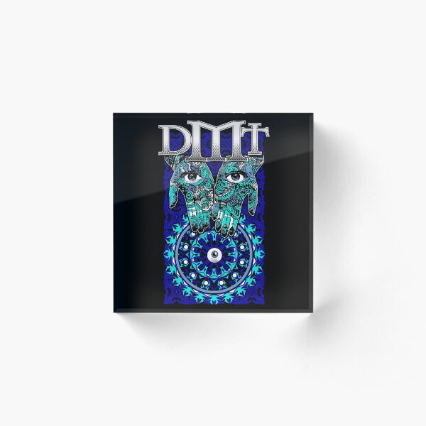 DMT - Blue "In gods Hands" Acrylic Block