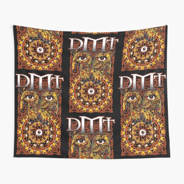 DMT - Orange "In gods Hands" Tapestry