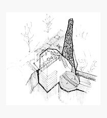 Forgotten Spaces Chimney Photographic Print
