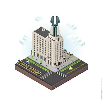 Artwork thumbnail, City Blocks: Times Square Building (Rochester, NY)  by MetroPosters