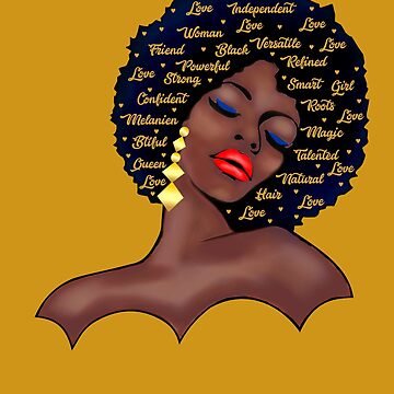 Black Woman History T shirt Afro Birthday Queen