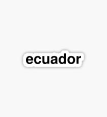 ecuador Sticker