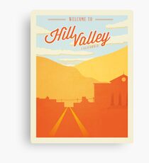 Back to the Future - Welcome To Hill Valley Canvas Print