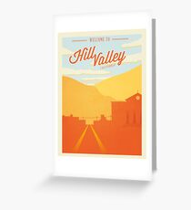 Back to the Future - Welcome To Hill Valley Greeting Card