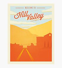 Back to the Future - Welcome To Hill Valley Photographic Print