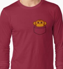 Pocket monkey is highly suspicious Long Sleeve T-Shirt