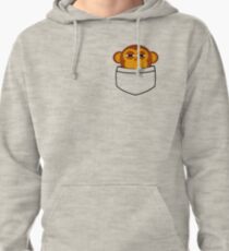 Pocket monkey is highly suspicious Pullover Hoodie