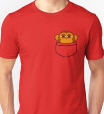 Pocket monkey is highly suspicious Unisex T-Shirt