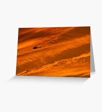 Helicopter Greeting Card