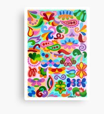Free Expression 03 - Gouache Metal Print