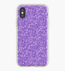 Purple Glitter iPhone Case