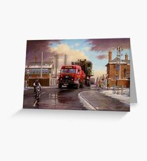 Wynn's Foden Drawbar Tractor. Greeting Card