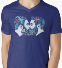 Bärte in der Liebe V-Neck T-Shirt