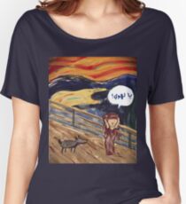 The Scream- Arabic Version Women's Relaxed Fit T-Shirt