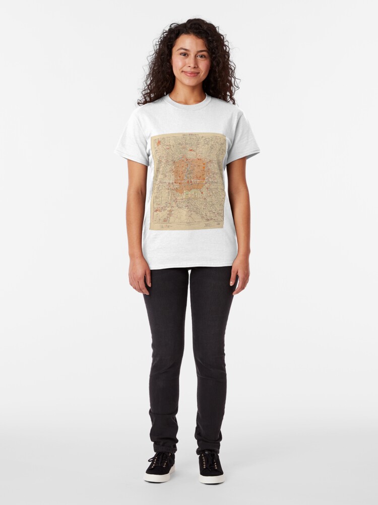 Alternate view of Vintage Map of Beijing China (1907) Classic T-Shirt