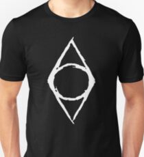 Thieves Guild Shadowmark (white) Unisex T-Shirt