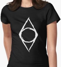 Thieves Guild Shadowmark (white) Women's Fitted T-Shirt