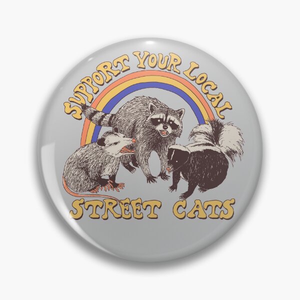 Straßenkatzen Button