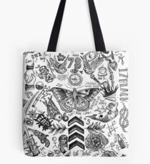One Direction tattoos Tote Bag