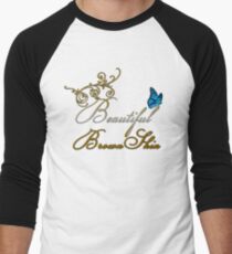 Beautiful Brown Skin Men's Baseball ¾ T-Shirt