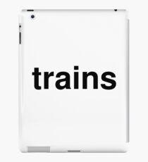 trains iPad Case/Skin