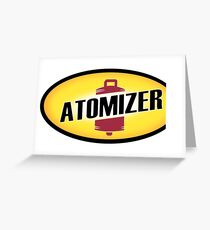 atomizer Greeting Card