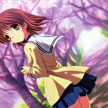 Clannad anime poster Nagisa Furukawa Art Print for Sale by wazzaah